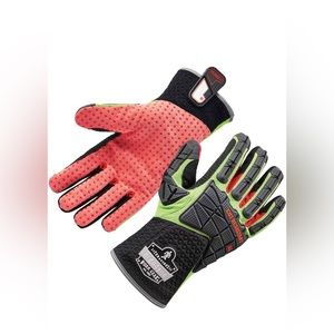 Ergodyne Work Gloves, Back of Hand Protection, Cut Resistant, Cut Level A6